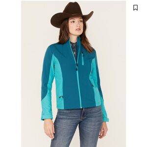 Rank 45 Mabel Performance Softshell Women's Jacket Teal